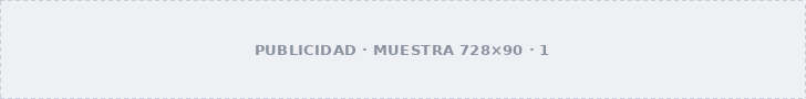 MUESTRA · 728×90 · 1