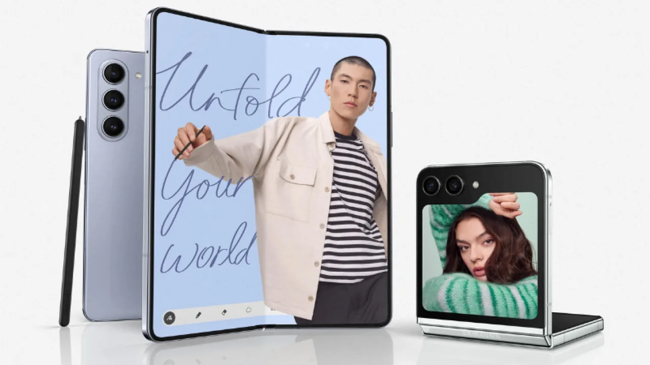 Samsung lanzó su nueva familia de plegables (toda la ingeniería en la bisagra)