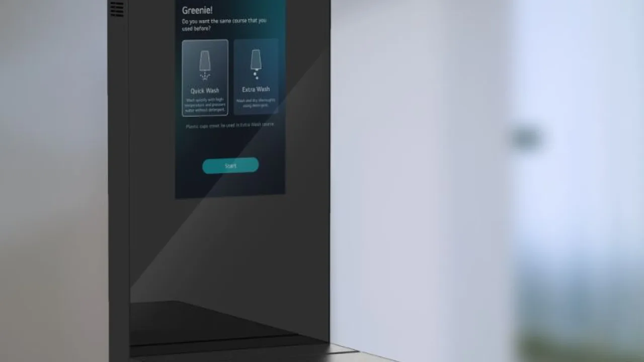 Objetivo eliminar los descartables (LG lanza su lavadora de vasos y tazas)
