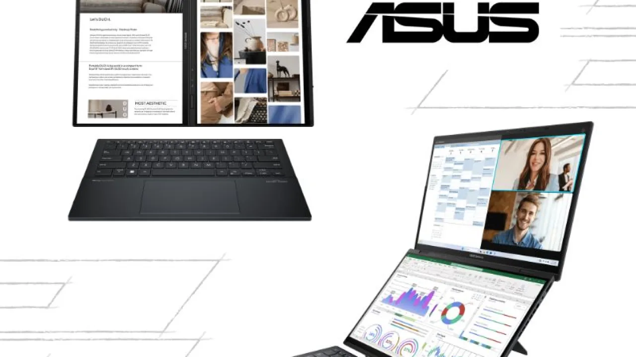 Si en el escritorio usás dos monitores, también podés hacerlo en tu notebook (Asus lo hizo)