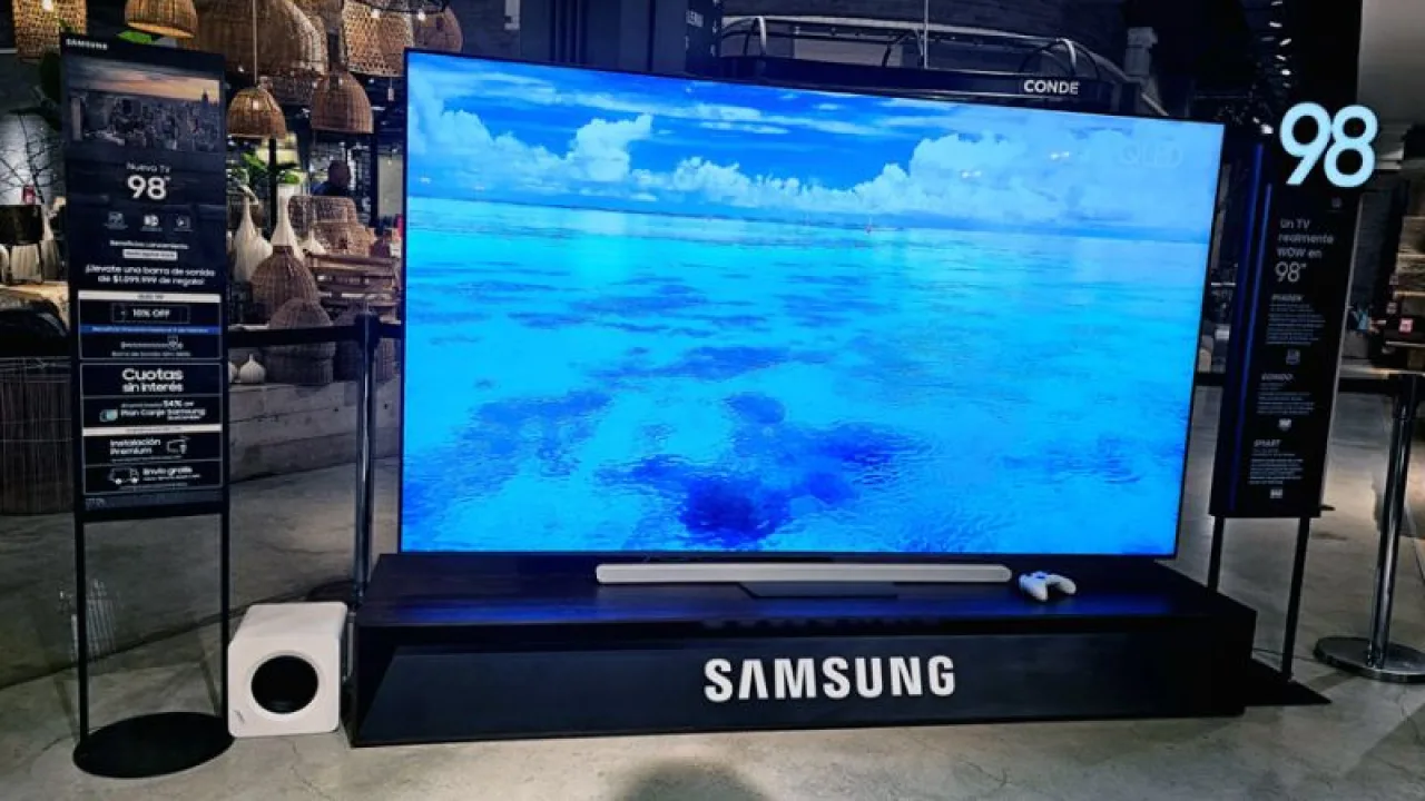 Qué lindo volver a verte selección y en las 98" de Samsung ni te cuento (atenti a las promociones)