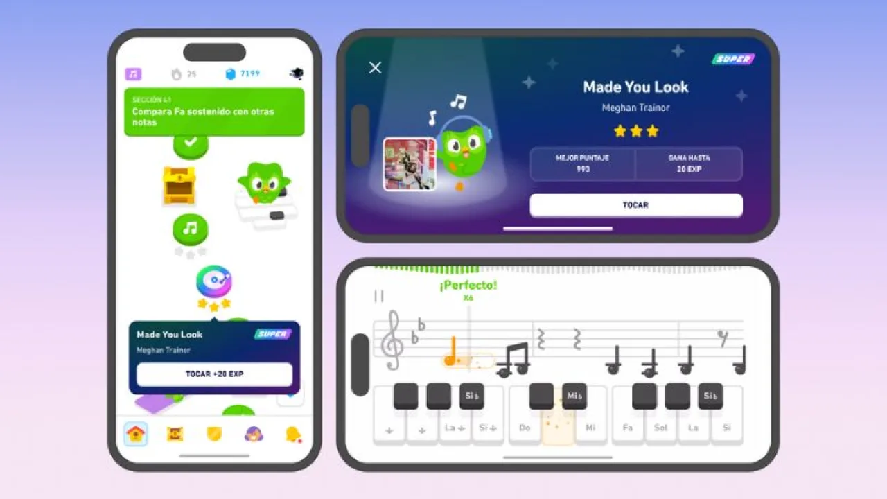 Duolingo se alía con Sony Music para añadir sus hits al curso de música (uf! qué catálogo)